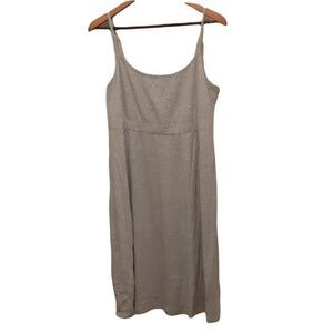 Grey polka dot nightgown